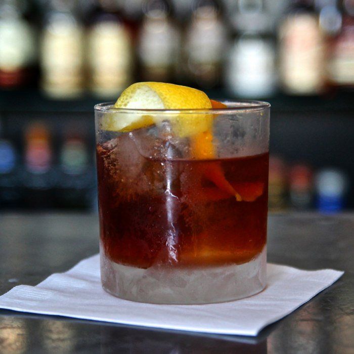 Cocktail Rum Old-fashioned